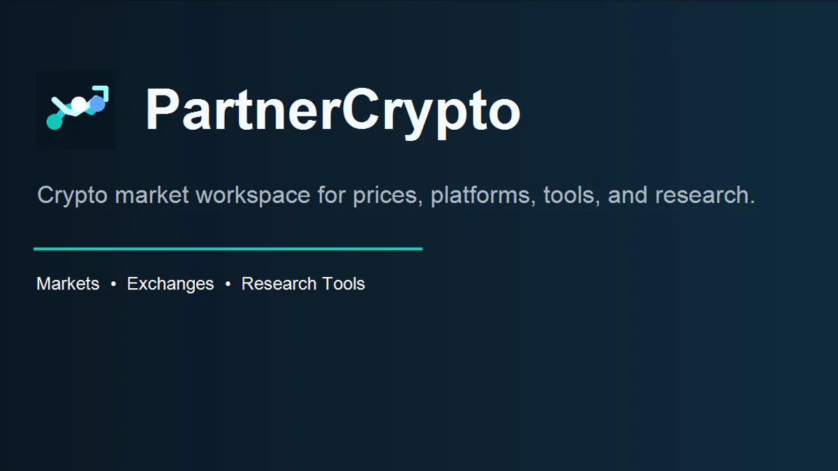PartnerCrypto crypto market and platform intelligence